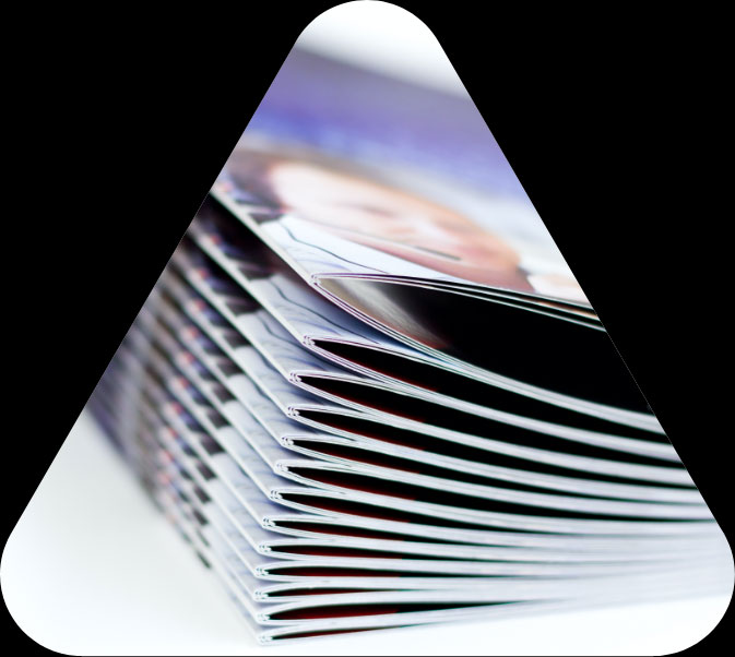 Booklet stack stack of finished books